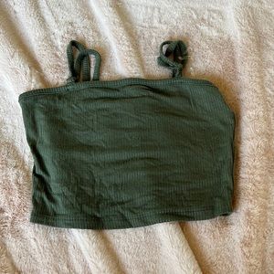 Green tank top